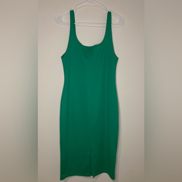 Zara | Dresses | Zara Green Midi Dress | Poshmark